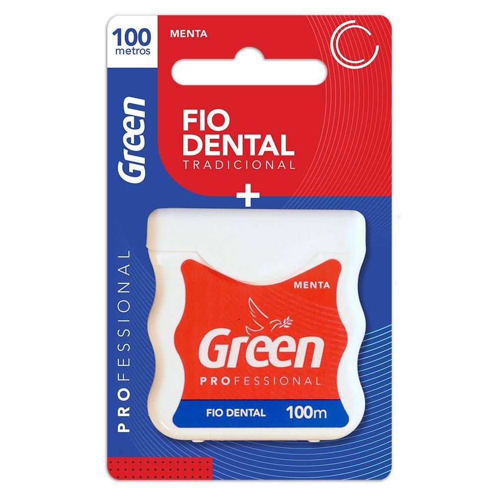 Fio Dental Green Convencional Menta Adulto 100m