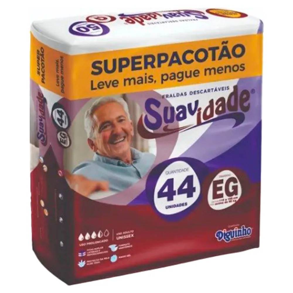 Fralda Suavidade Tamanho EG 44 unidades