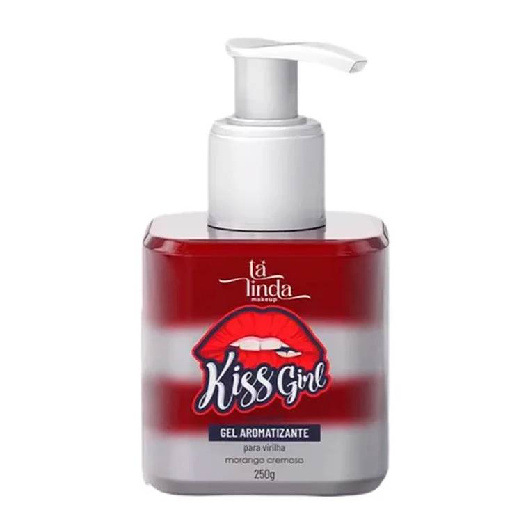 Gel Aromatizante Beijável Morango Kiss Girl 250g