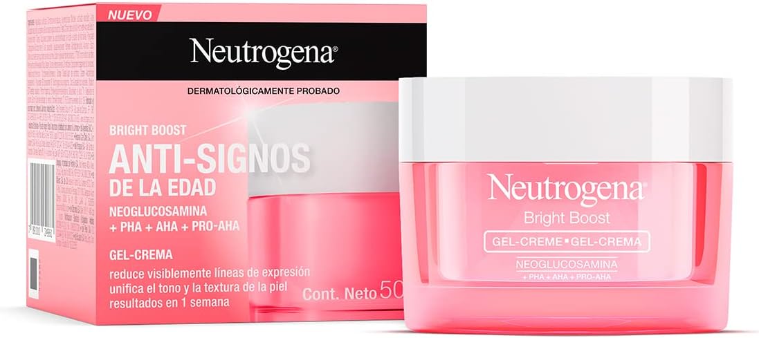 Gel Creme Facial Antissinais Neutrogena Bright Boost 50g