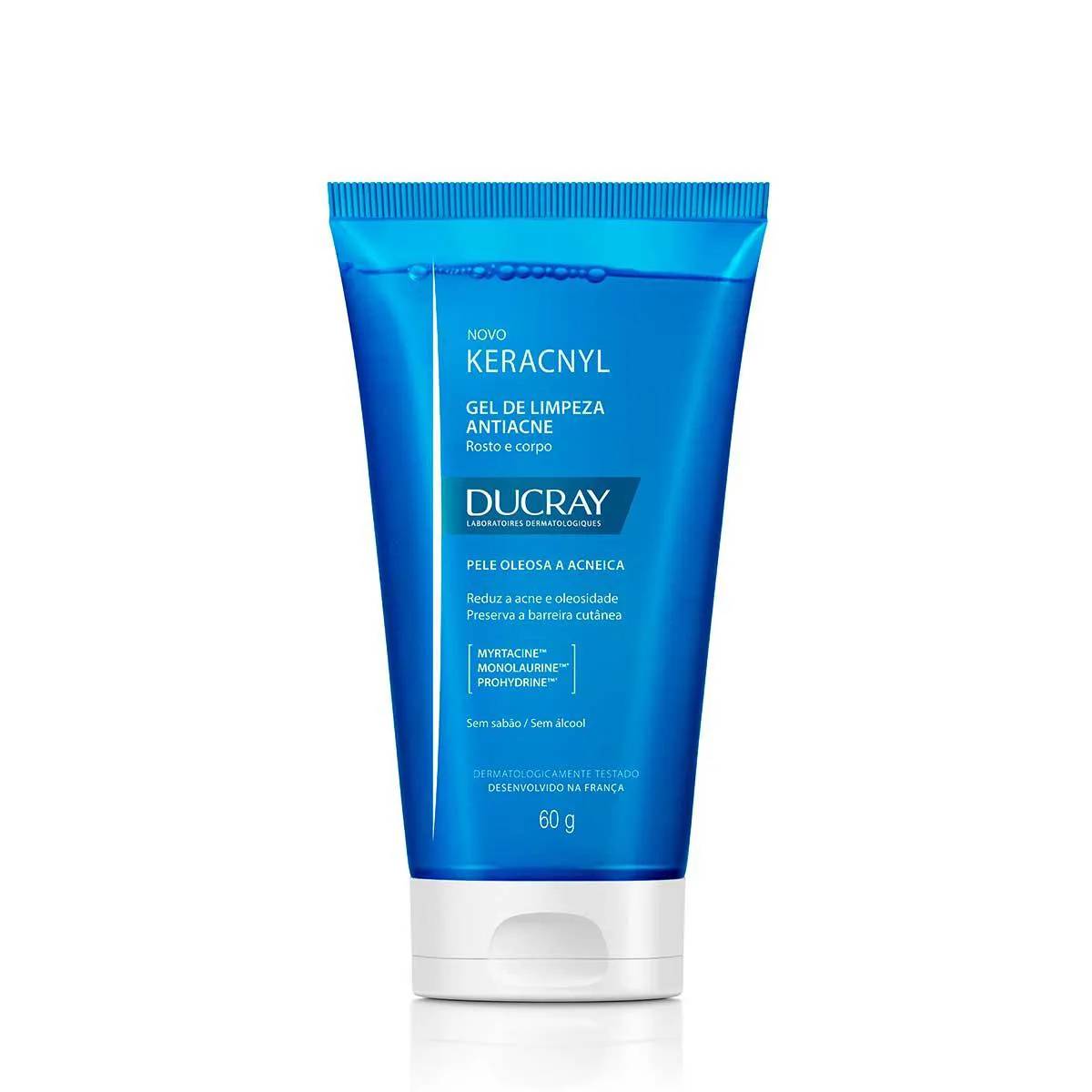 Gel de Limpeza Antiacne Keracnyl para Peles Oleosas a Acneicas 60g
