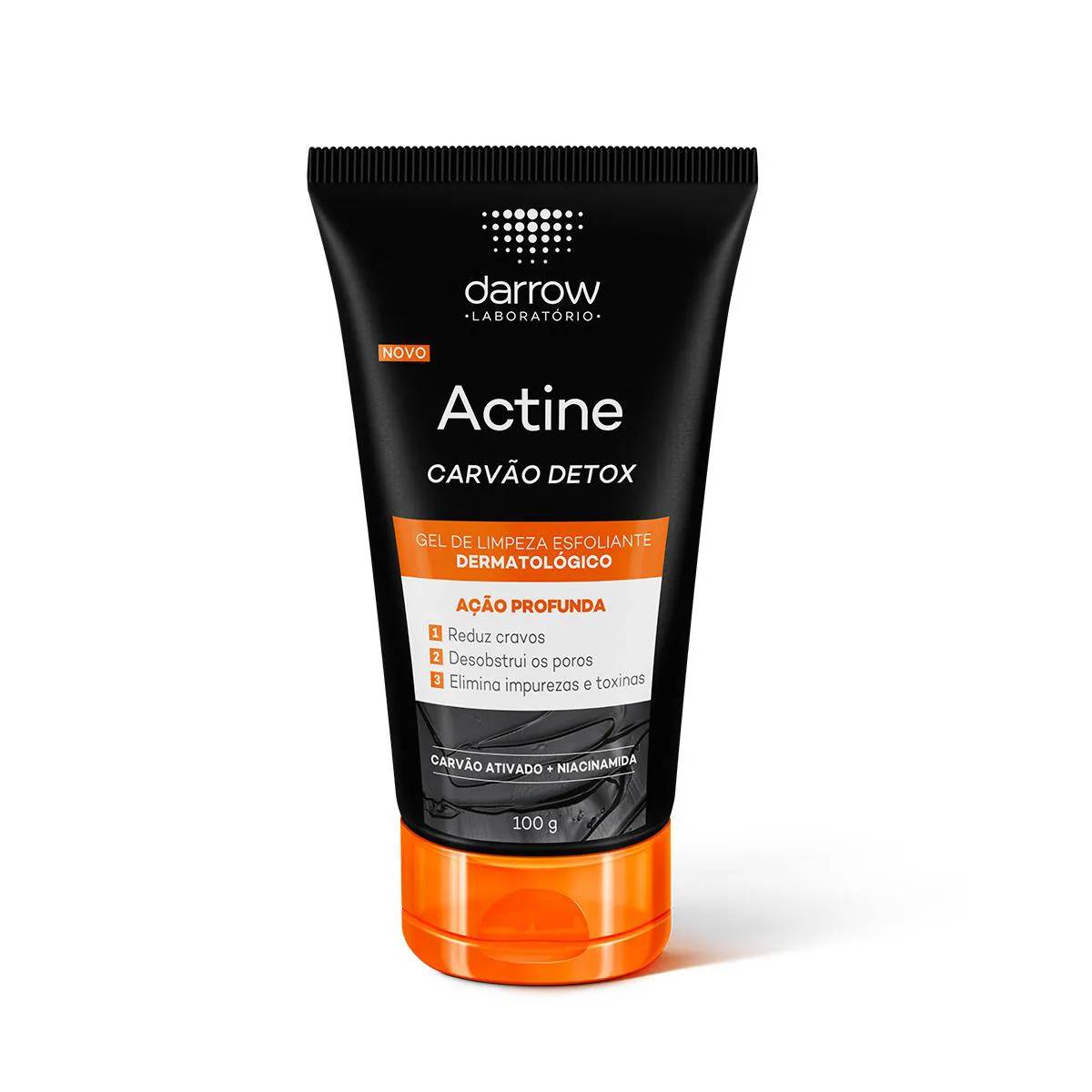 Gel De Limpeza Esfoliante Actine Carvão Detox 100g