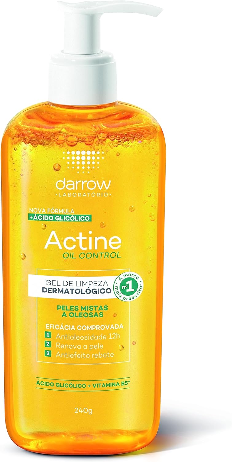 Gel de Limpeza Facial Actine Oil Control Peles Mistas a Oleosas 240g