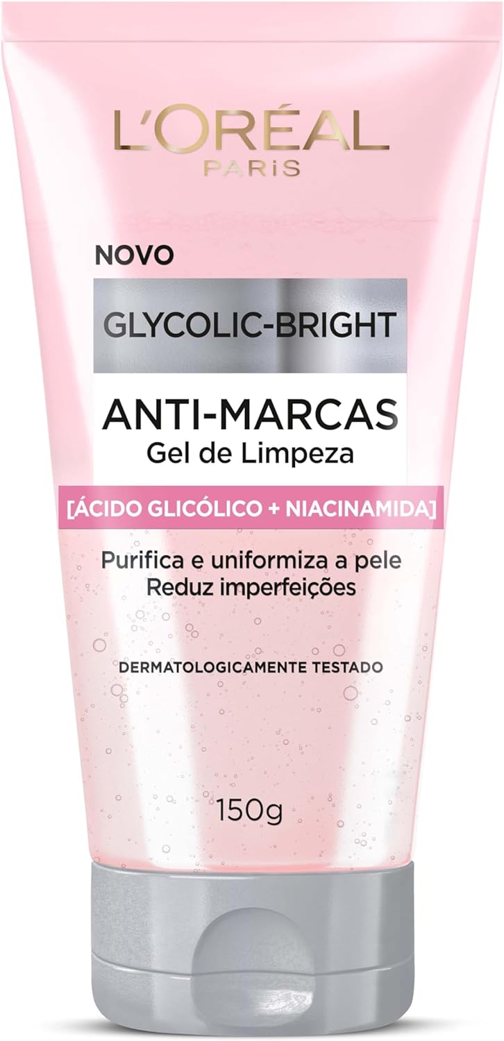 Gel de Limpeza Facial Anti-Marcas L'Oréal Paris Glycolic Bright 150g