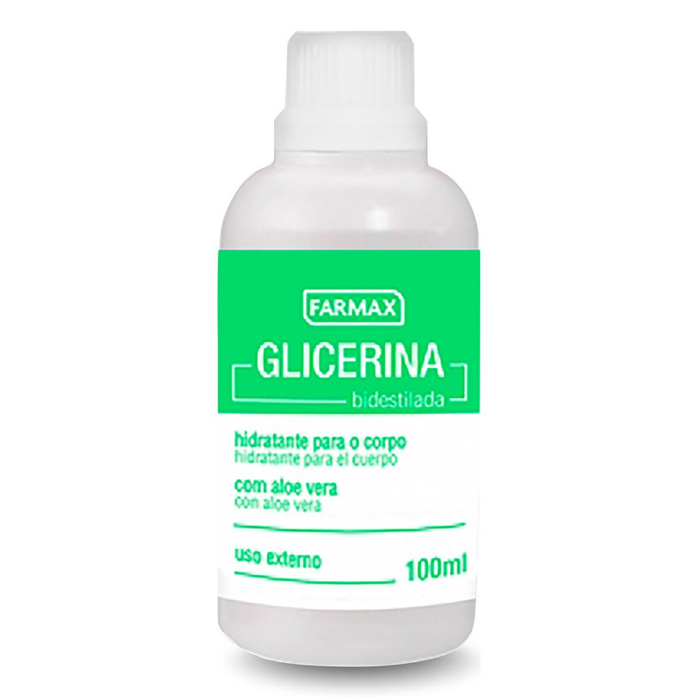 Glicerina Bidestilada com Aloe Vera Farmax 100ml