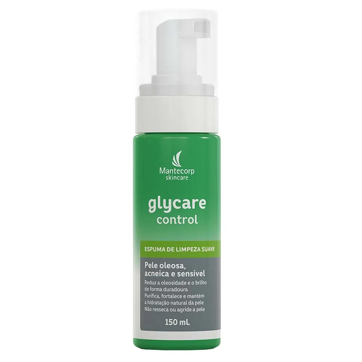 Glycare Control Espuma de Limpeza Facial Suave 150ml
