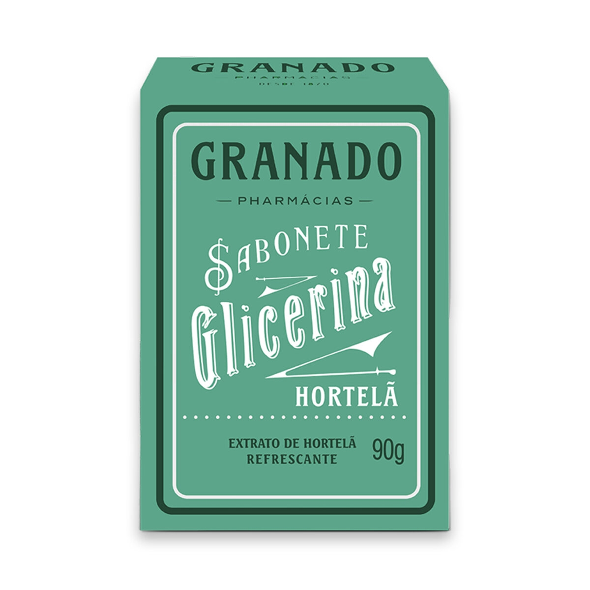 Granado Hortelã Sabonete em Barra Glicerina 90g