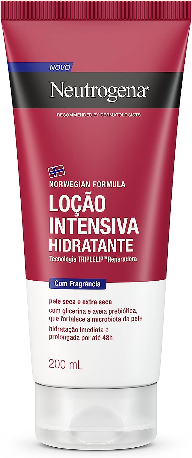 Hidratante Corporal Neutrogena Norwegian Formula Loção Intensiva com Fragrância 200ml