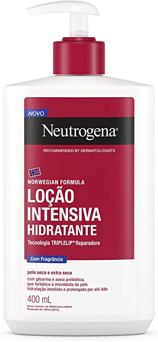 Hidratante Corporal Neutrogena Norwegian Formula Loção Intensiva com Fragrância 400ml
