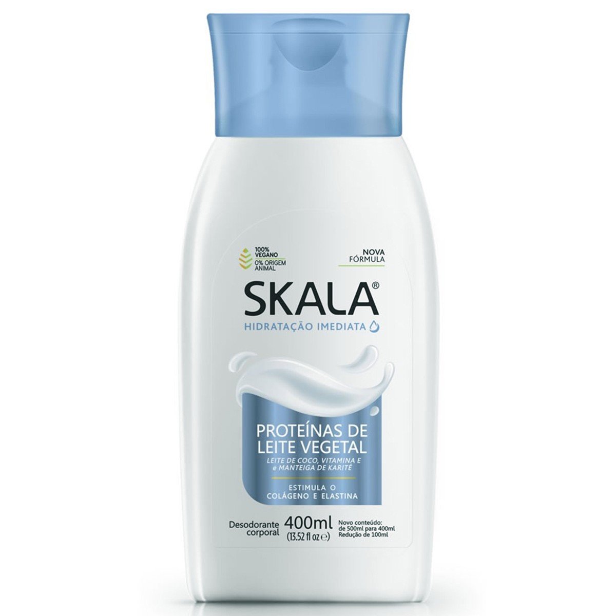 Hidratante Desodorante Corporal Skala Proteínas de Leite Vegetal 400ml