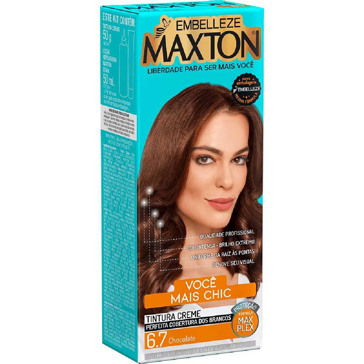Kit Coloração Maxton Chocolate 6.7