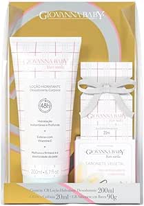 Kit Giovanna Baby Blanc Vanilla Loção Hidratante 200ml + Colônia 20ml + Sabonete 90g
