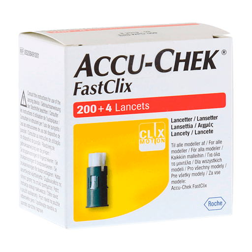 Lanceta Accu-Chek FastClix 200 + 4 unidades