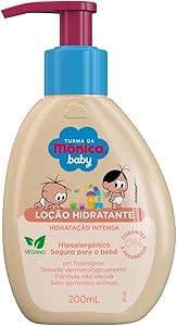 Loção Bebê Vegano Hidratação Intensa Turma da Mônica Baby 200ml