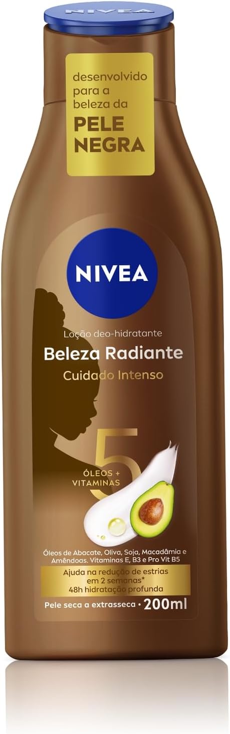 Loção Deo Hidratante Nivea Beleza Radiante Cuidado Intenso 200ml