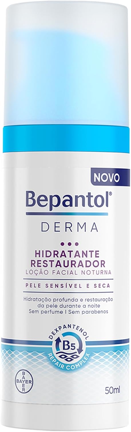 Loção Facial Noturna Bepantol Derma 50ml