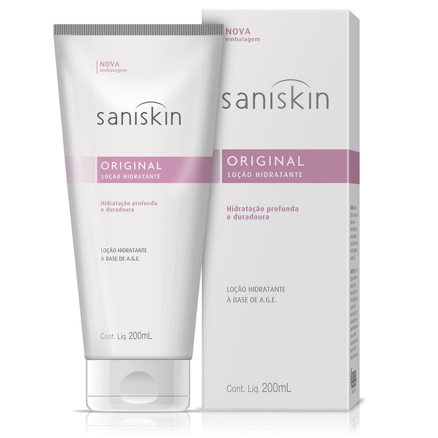 Loção Hidratante Saniskin Original 200ml