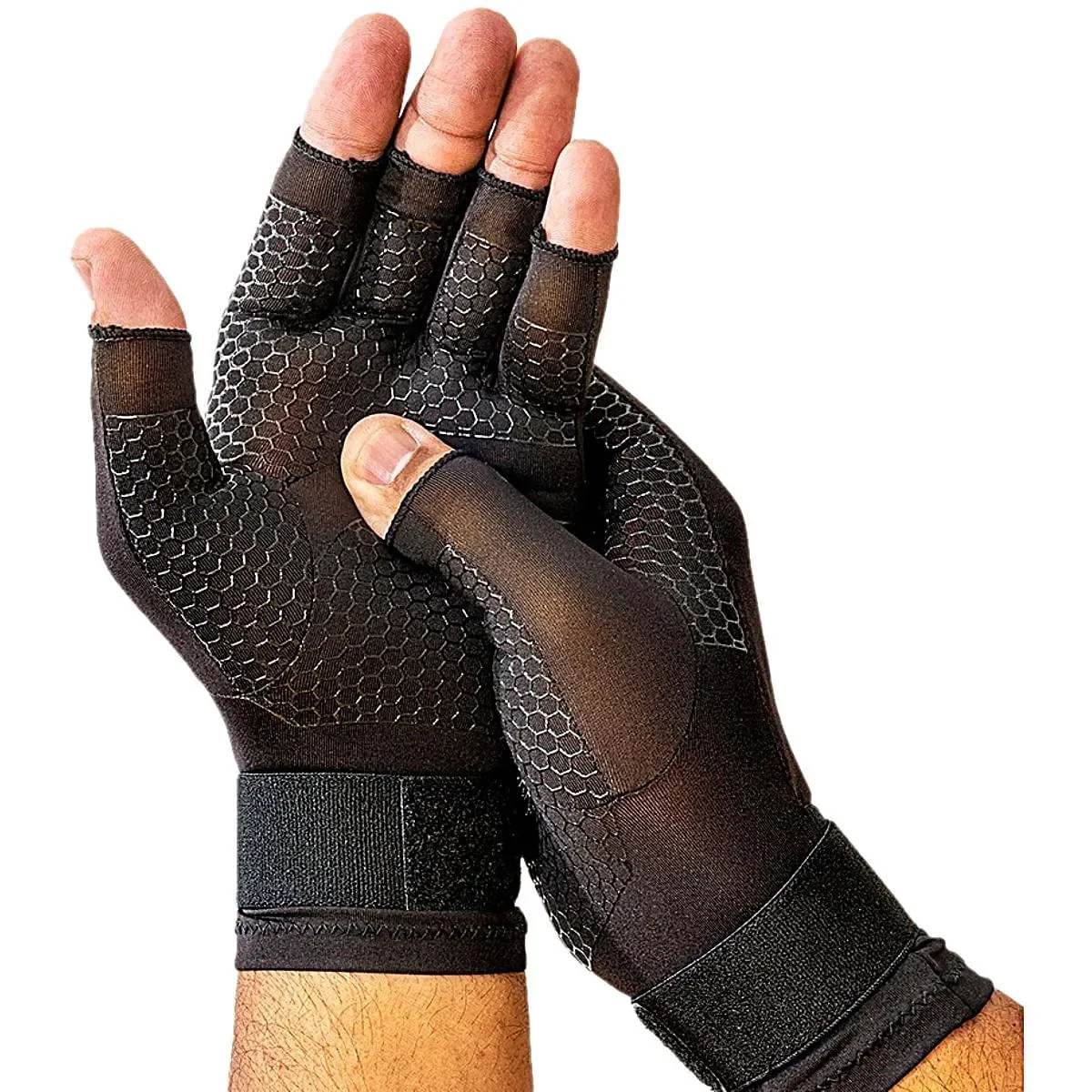 Luvas de Compressão com Cobre Ortho Pauher Tamanho P/M