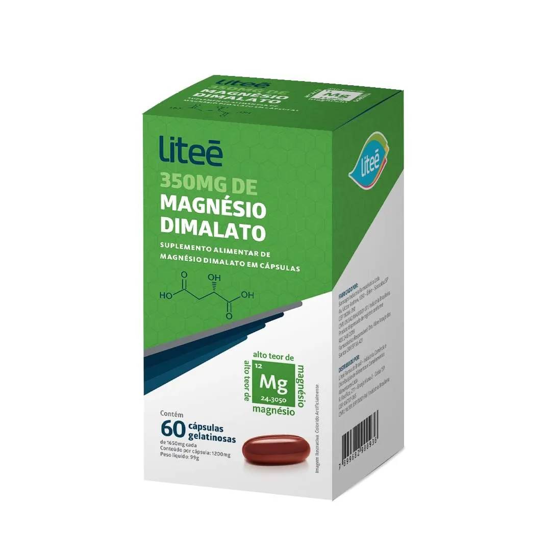 Magnésio Dimalato 350mg Litee 60 cápsulas