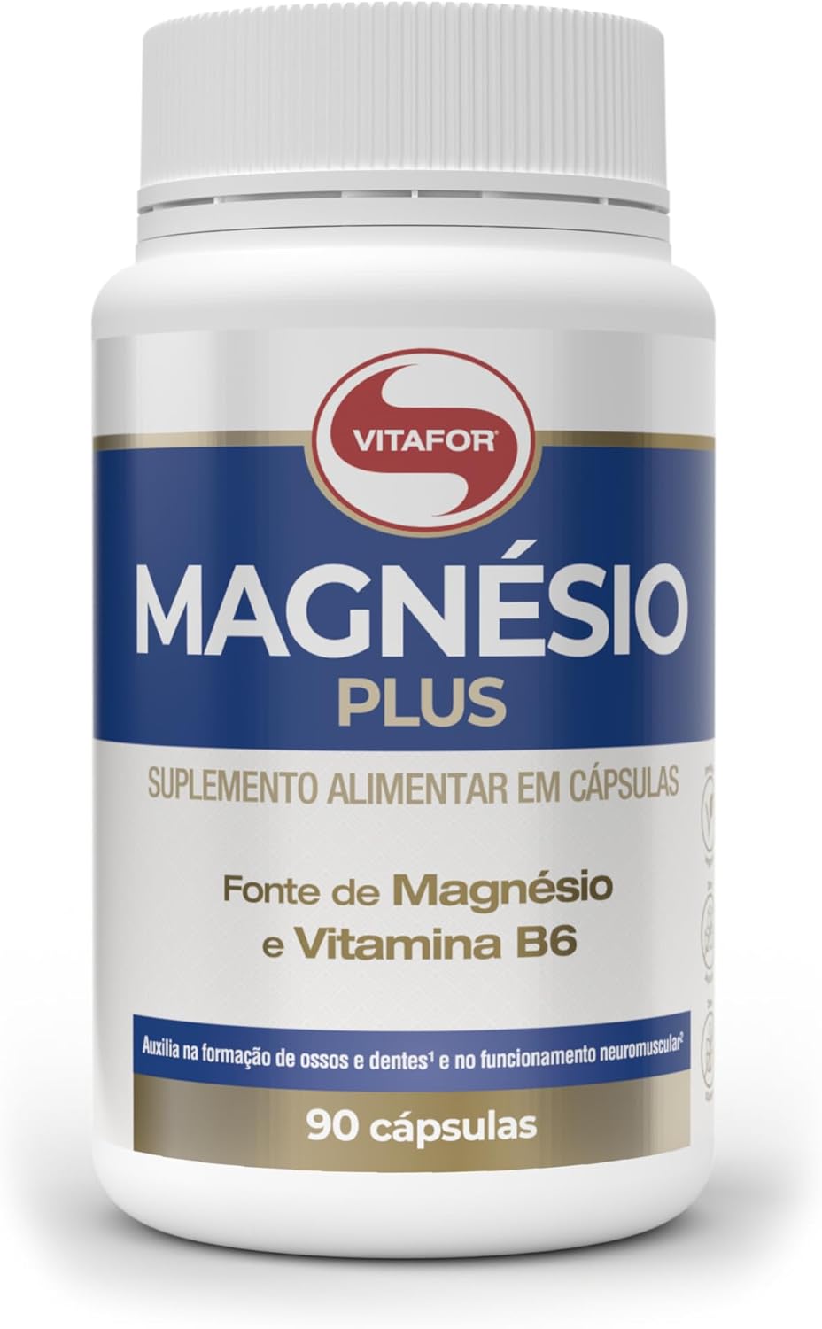 Magnésio Plus Vitafor 90 cápsulas