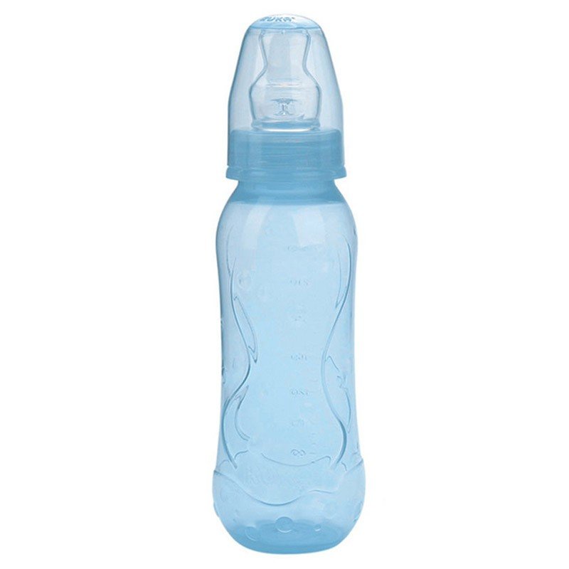 Mamadeira Kuka Aquarela Azul Bico Ortodôntico 250ml