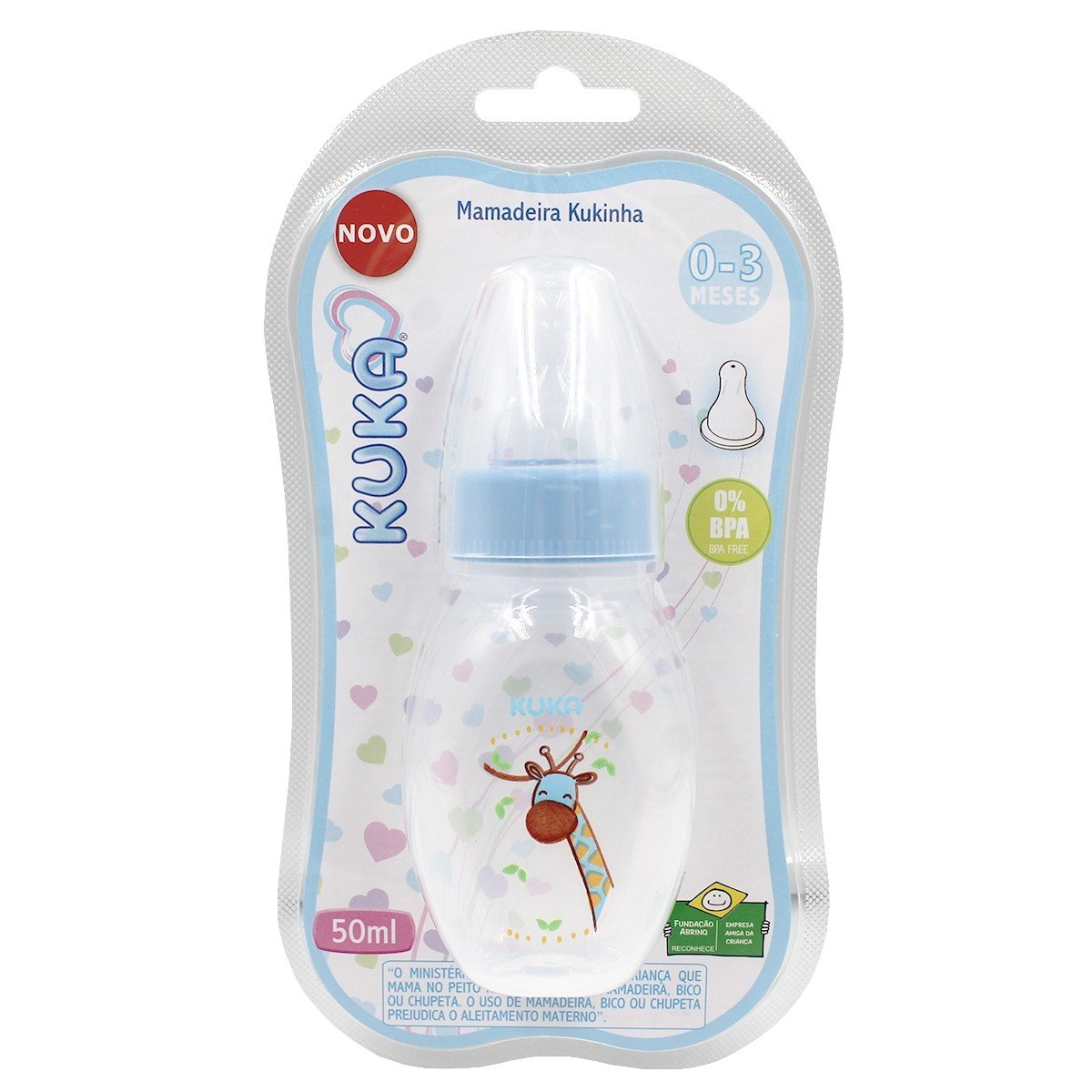 Mamadeira Kukinha Azul 50ml