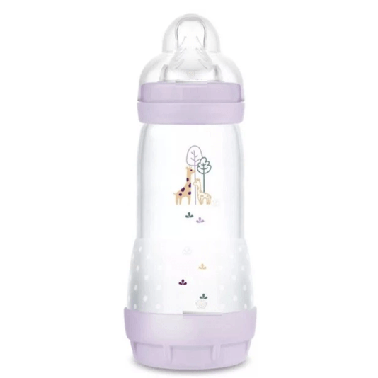 Mamadeira MAM Easy Start Girls 4+ Meses Lilás Anticólica 320ml