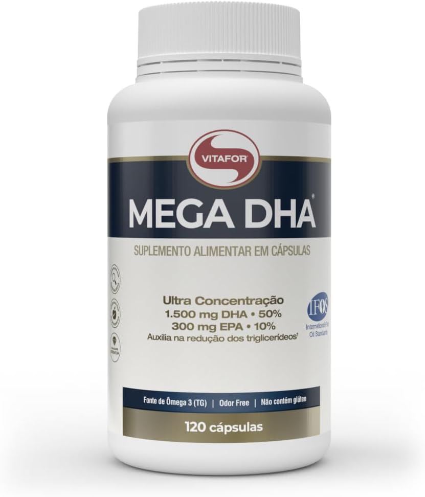 Mega DHA Vitafor 120 cápsulas