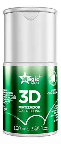 Mini Matizador 3D Magic Color Green Blond Efeito Champagne 100ml