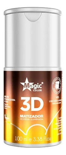 Mini Matizador 3D Morena Iluminada Mel Efeito Loiro Médio Dourado 100ml