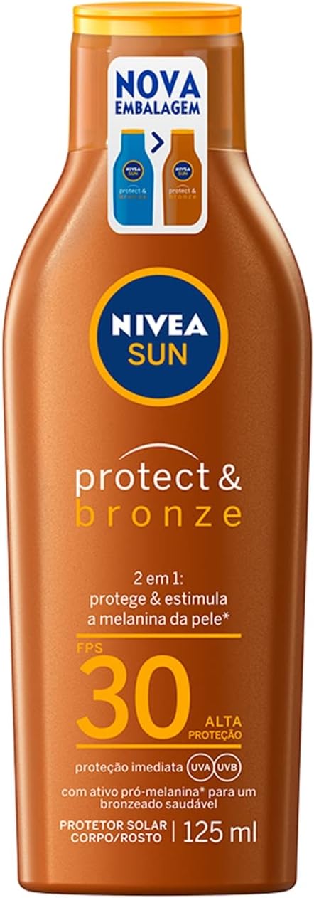 Nivea Sun Protect & Bronze FPS30 Protetor Solar 125ml