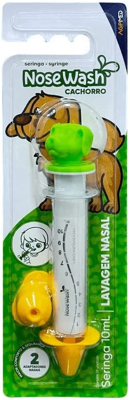 NoseWash Seringa Para Lavagem Nasal Infantil Cachorro 10ml