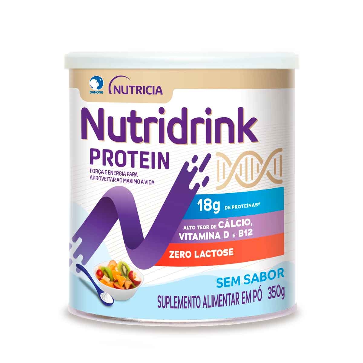 Nutridrink Protein Suplemento Alimentar Sem Sabor 350g