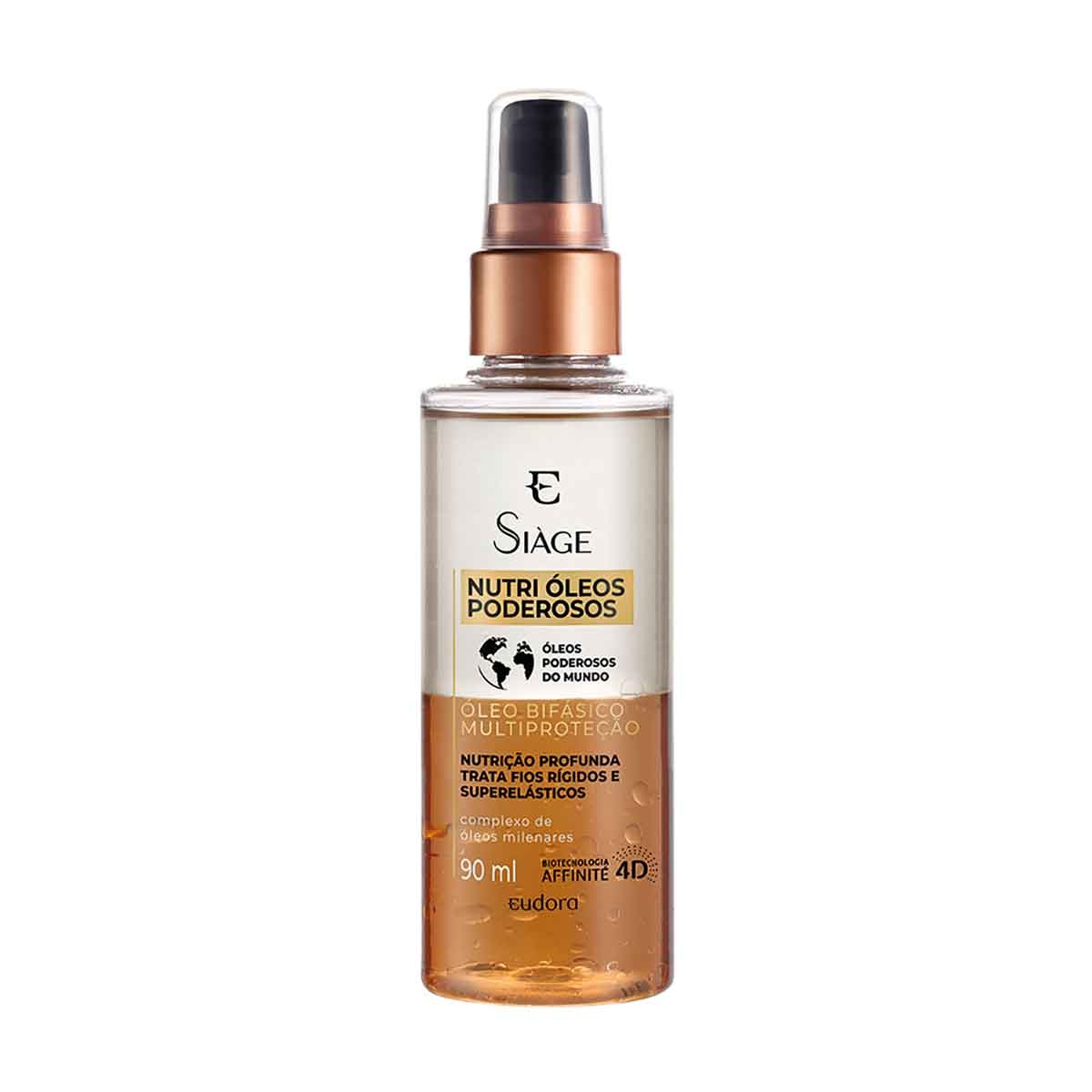 Óleo Bifásico Capilar Siàge Nutri Óleos Poderosos 90ml