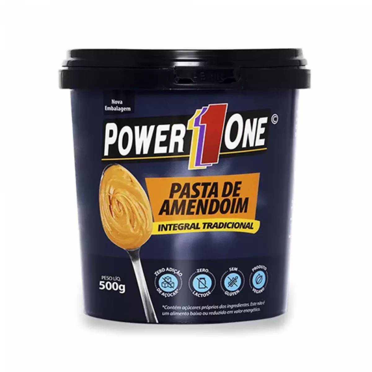 Pasta de Amendoim Integral Power One 500g