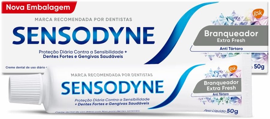 Pasta de Dente Sensodyne Branqueador Extra Fresh 50g