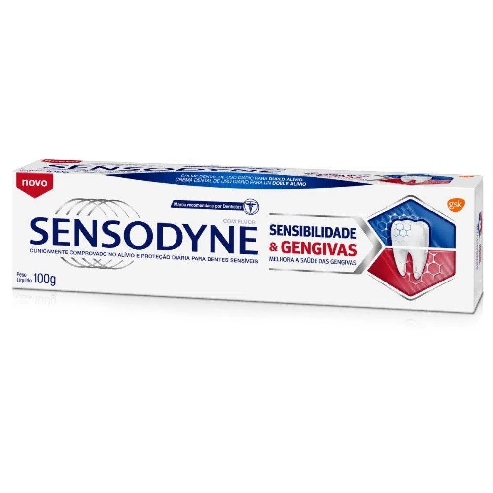 Pasta de Dente Sensodyne Sensibilidade & Gengivas 100g