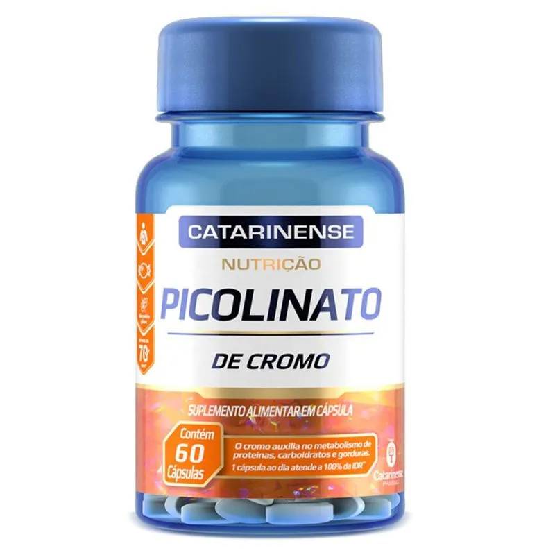 Picolinato de Cromo Catarinense 60 cápsulas