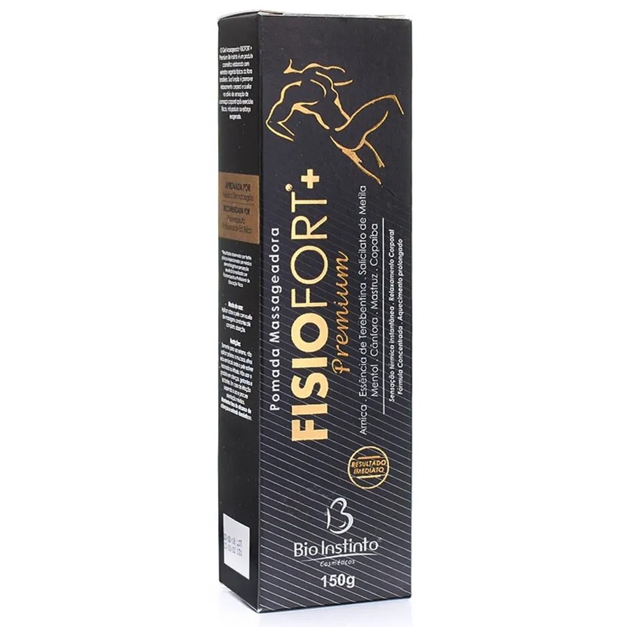 Pomada Massageadora Fisiofort+ Premium Bio Instinto 150g