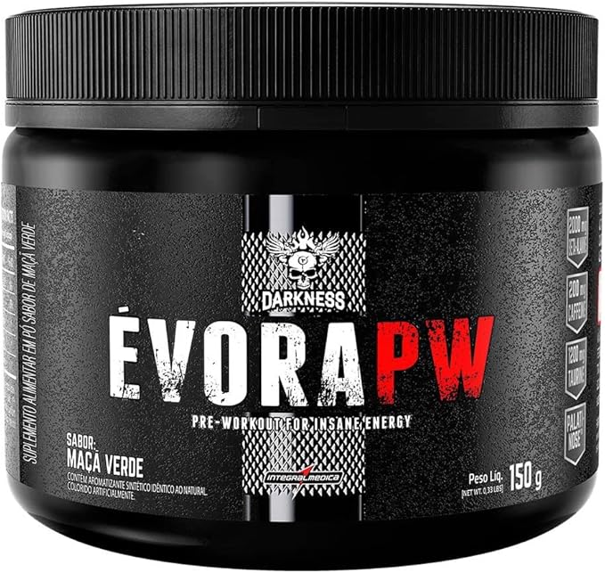 Pré-Treino Evora PW Sabor Maçã Verde Darkness 150g
