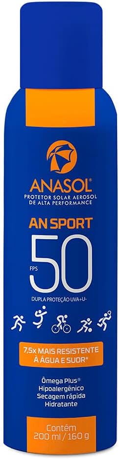 Protetor Solar AN Sport FPS 50 Anasol 200ml