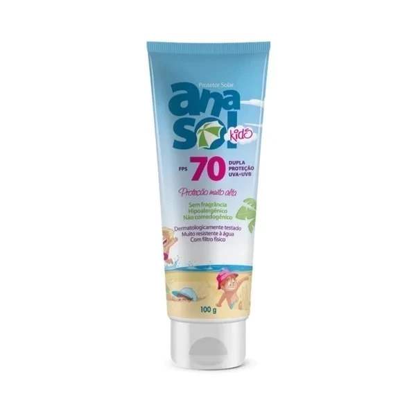 Protetor Solar Anasol Kids FPS70 100g