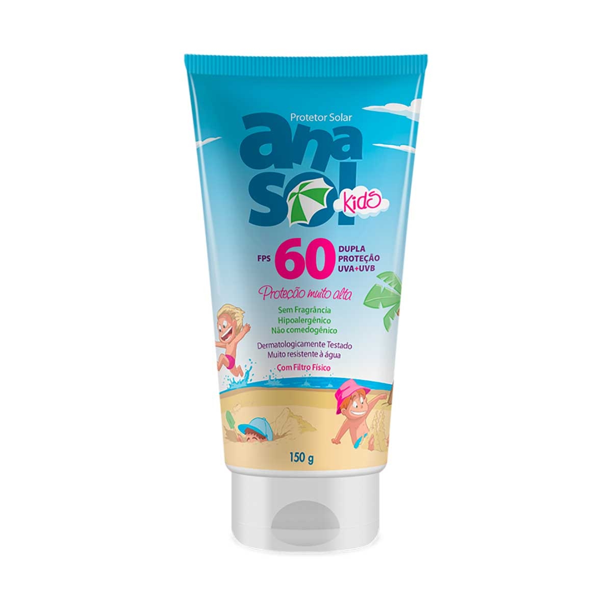 Protetor Solar Corporal Anasol Kids FPS60 150g