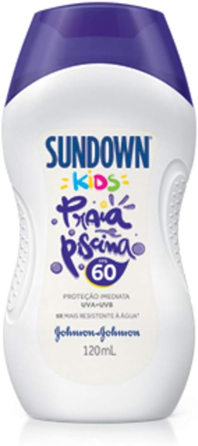 Protetor Solar Corporal Infantil Sundown Kids Praia e Piscina FPS60 120ml