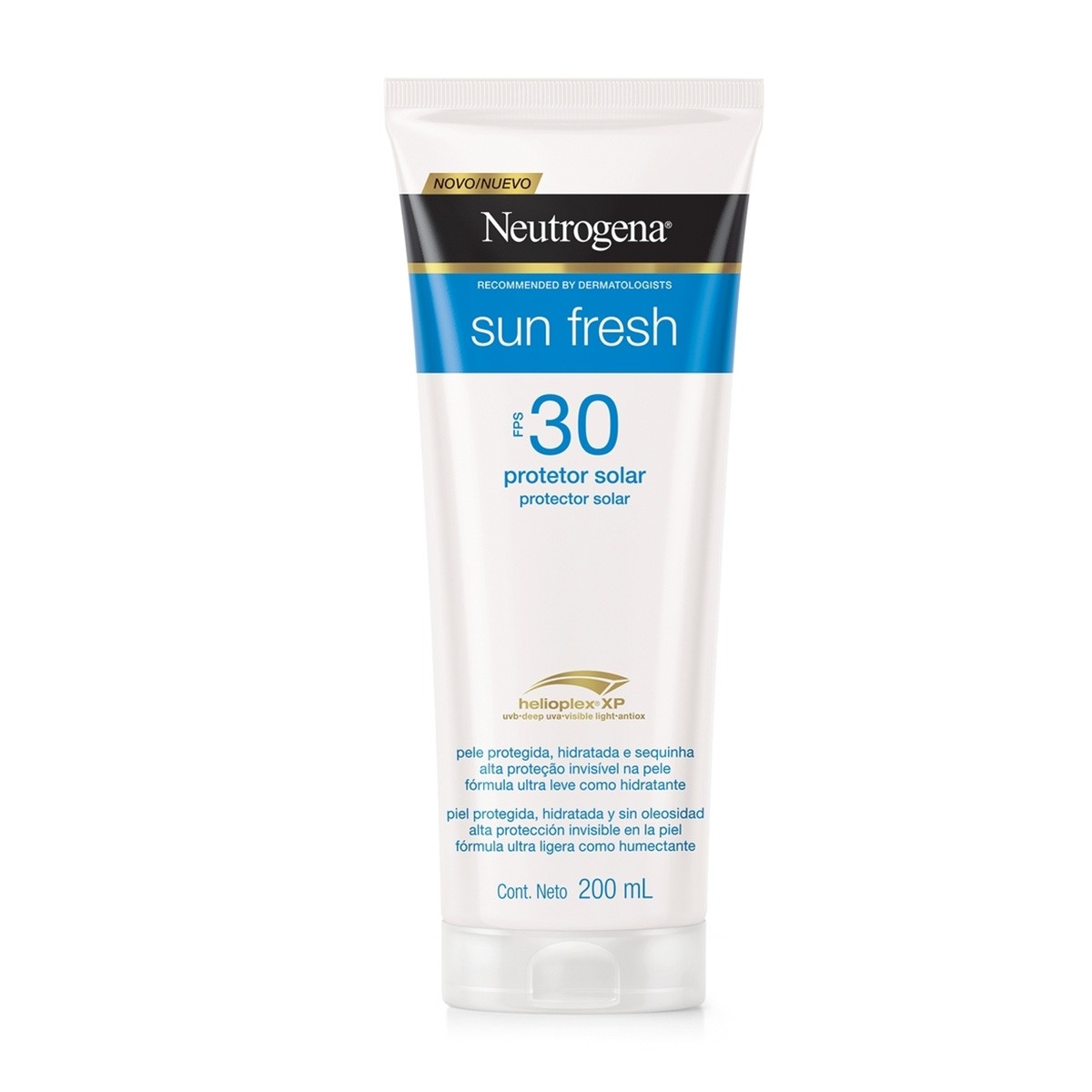 Protetor Solar Facial Loção Refrescante FPS30 Neutrogena Sun Fresh 200ml