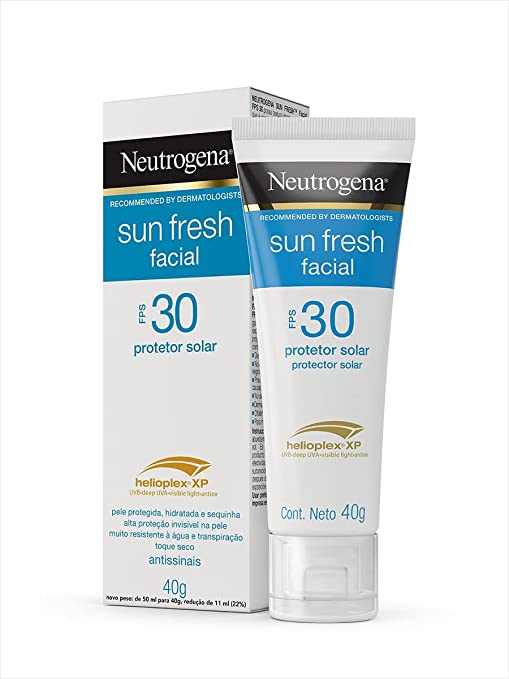 Protetor Solar Facial Neutrogena Sun Fresh FPS30 40g