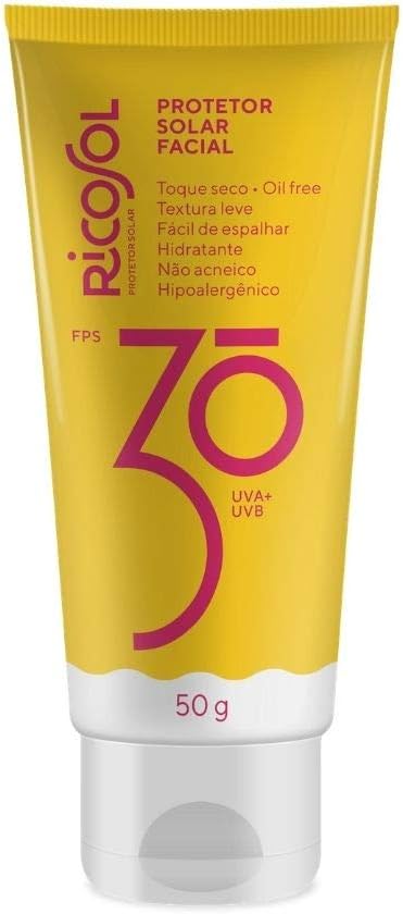 Protetor Solar Facial Ricosol Loção FPS30 50g