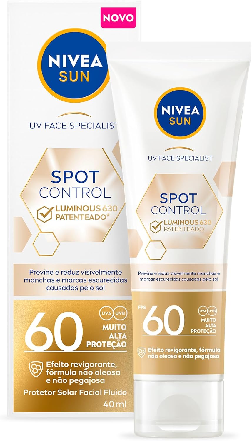 Protetor Solar Facial Spot Control FPS60 Nivea Sun 40ml