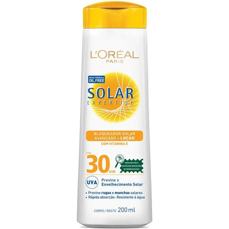 Protetor Solar L'Oréal Solar Expertise FPS30 200ml