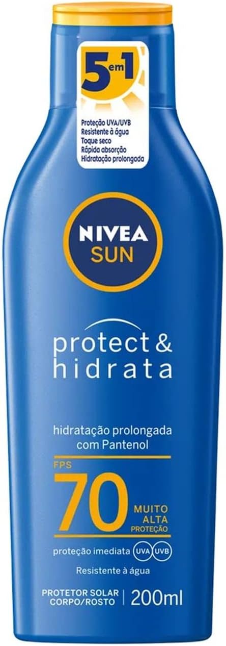 Protetor Solar Nivea Sun Protect & Hidrata FPS70 200ml